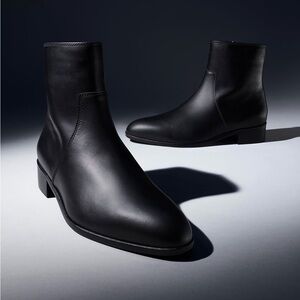 Margaux Simone Boot- Black Leather boots